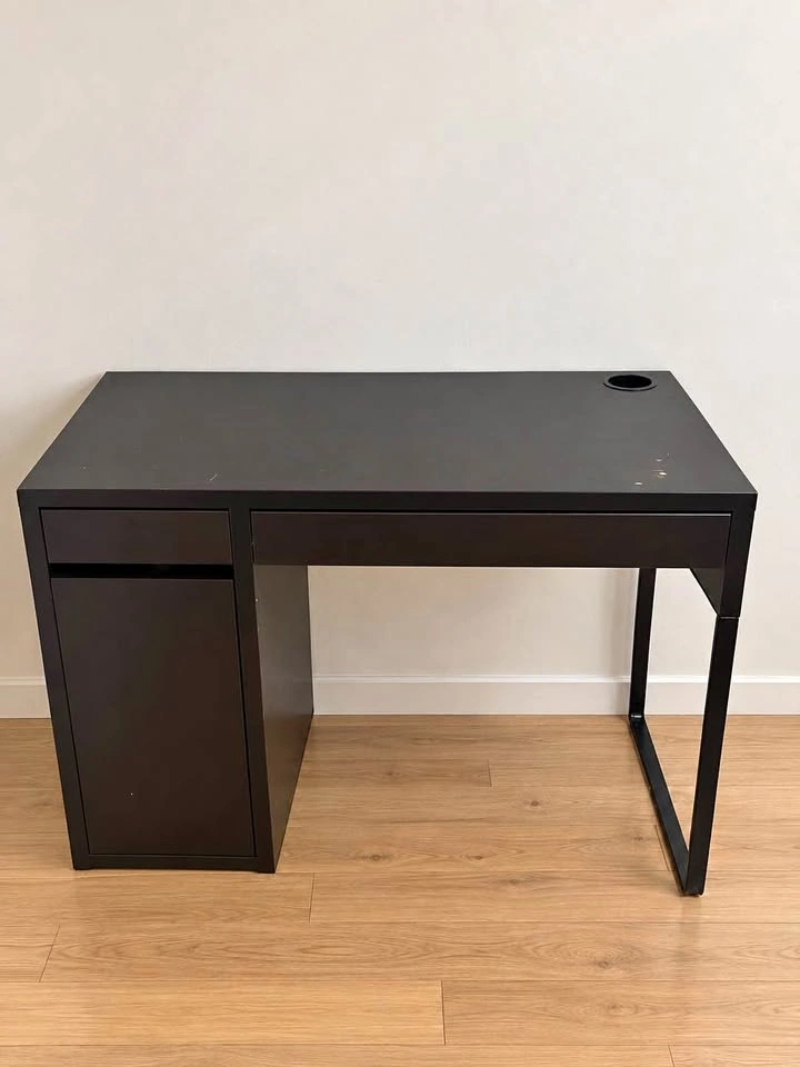 IKEA MICKE DESK – BLACK-BROWN