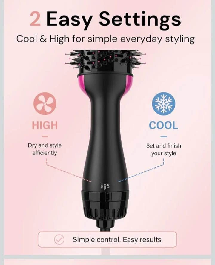 One Step Hair Dryer Brush Hot Air Volumizer Styler - photo 2