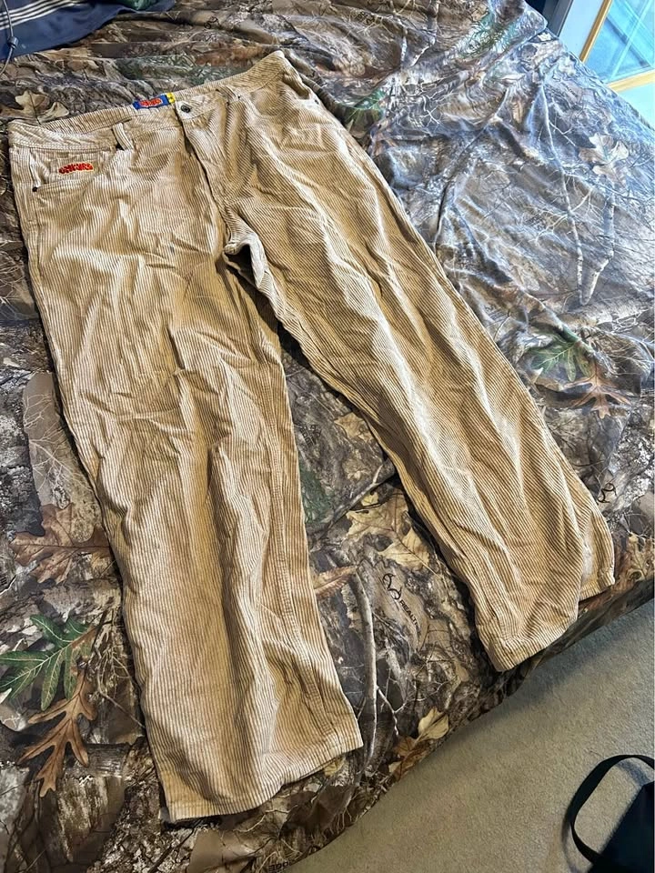 Empyre Light Tan Corduroy Baggy Pants