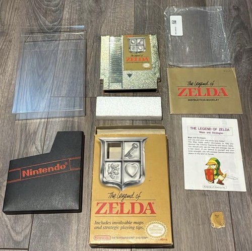 The Legend of Zelda Nintendo NES Game CIB Good Condition