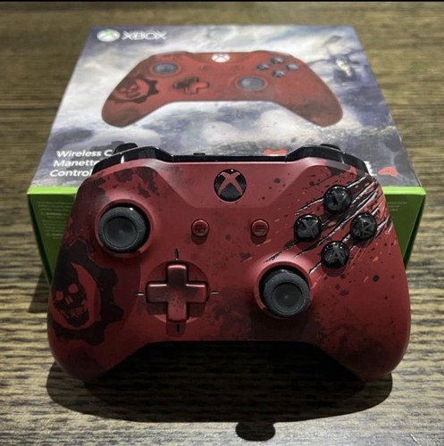 XBOX ONE GEARS OF WAR 4 WIRELESS CONTROLLER CRIMSON OMEN MODEL C