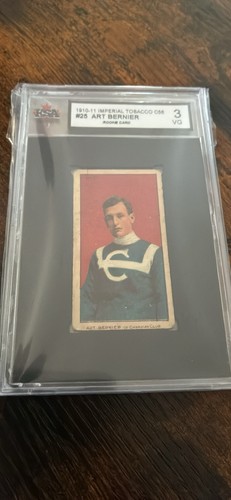 Art Bernier Rc Rookie Card Graded 3