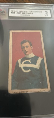 Art Bernier Rc Rookie Card Graded 3 - photo 2