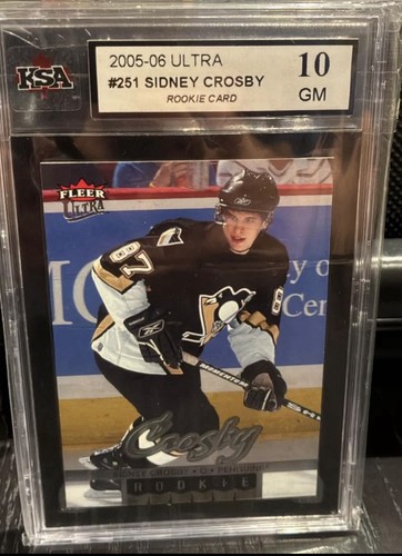 Sidney Crosby Rookie card Fleer Ultra Gem Mint