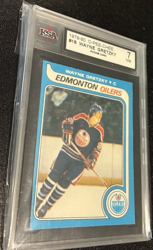 1979 - 1980 OPC #18 Wayne Gretzky Rookie Card - KSA 7 Near Mint - photo 4
