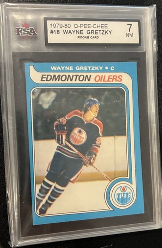 1979 - 1980 OPC #18 Wayne Gretzky Rookie Card - KSA 7 Near Mint - photo 5