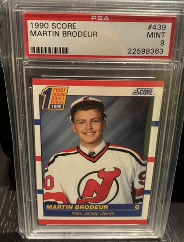 1990 Score Martin Brodeur #439 PSA 9 MINT Rookie