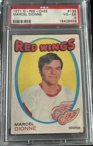 1971 O-PEE-CHEE #133 MARCEL DIONNE PSA 4 VG-EX