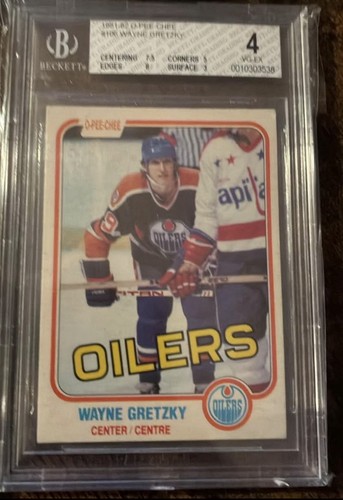 1981-82 O-Pee-Chee Hockey Wayne Gretzky #106 BVG 4