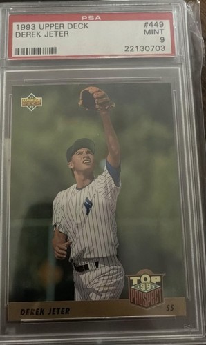 1993 Upper Deck Derek Jeter Rookie RC #449 PSA 9 MINT