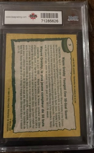 1980-81 OPC WAYNE GRETZKY #3 Record Breaker KSA 7 - photo 2