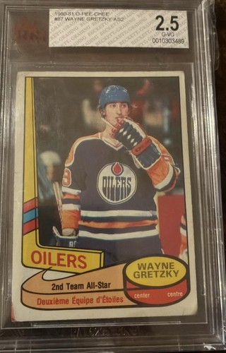 1980 O-Pee-Chee Wayne Gretzky 2nd Team All-Star #87 BVG 2.5