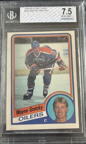 1984-85 O-Pee-Chee Wayne Gretzky #243 BGS 7.5