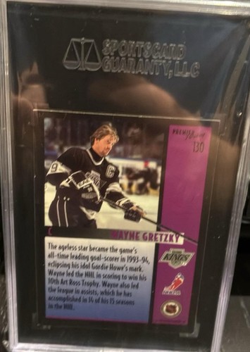 Wayne Gretzky Auto Card authenticated SGC 1994 95 Topps #130 - photo 3