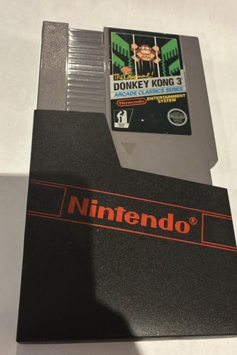 Donkey Kong 3 (Nintendo NES) Video Game Cartridge 5-SCREW