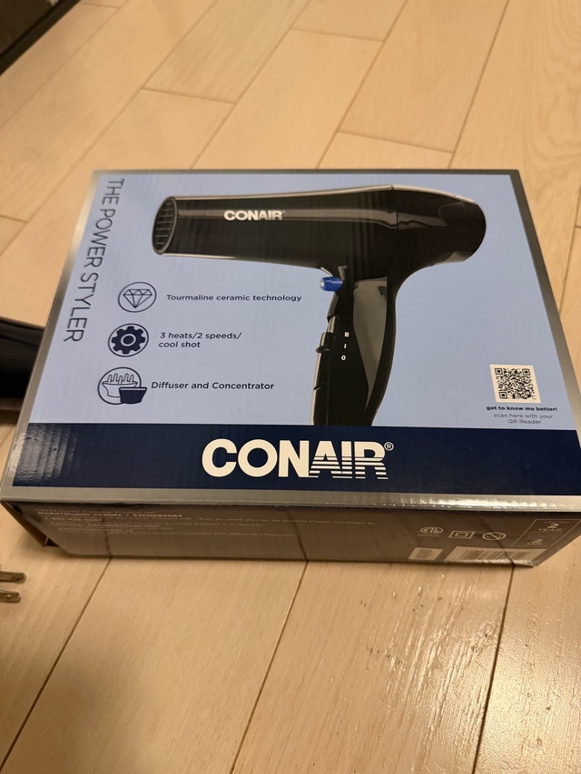 Conair Power Styler Hair Dryer – Like New with Box