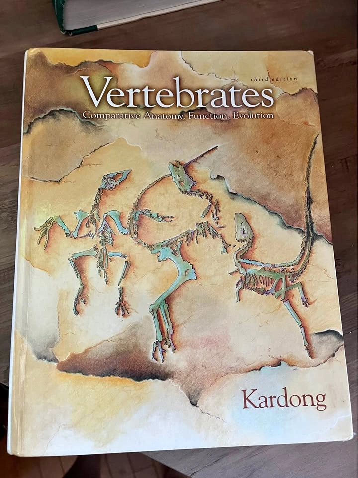 Vertebrate anatomy textbook