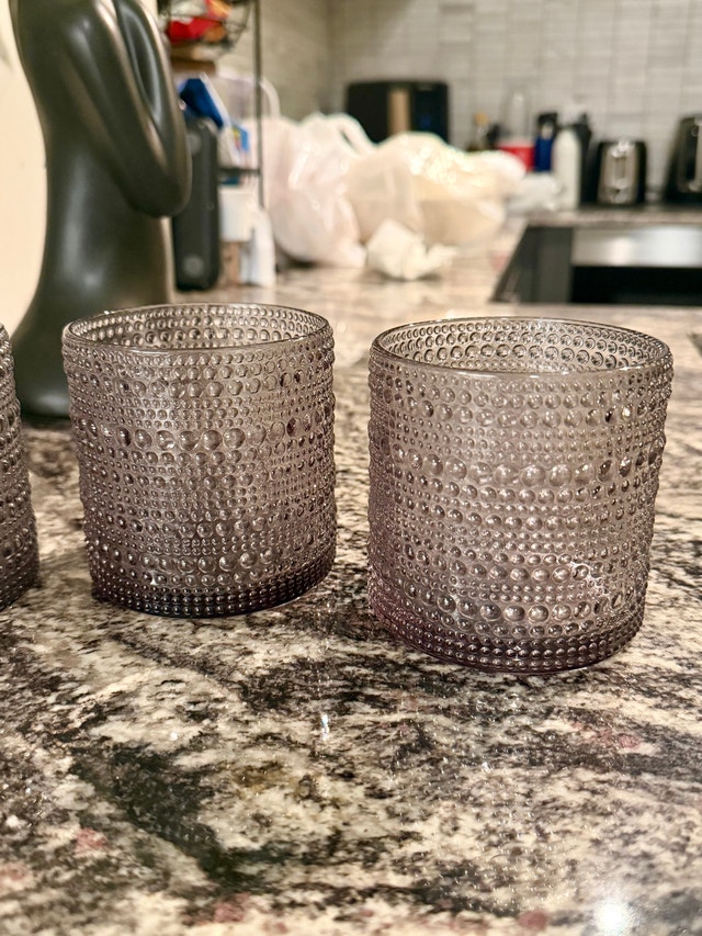 Halo Brand Glasses – Grey, Set of 4 (13.5oz) - photo 3