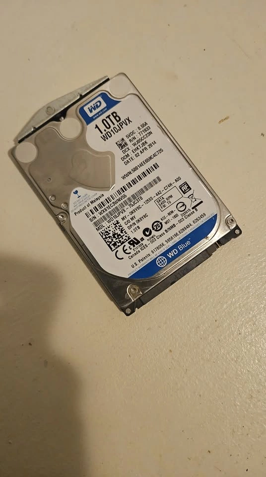 WD 1.0TB WD10JPVX Internal Hard Drive - photo 2