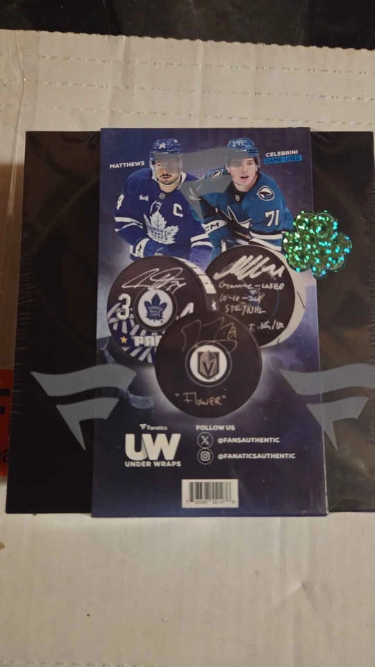 Fanatics Under Wraps 2025 NHL Mystery Puck Box - photo 2