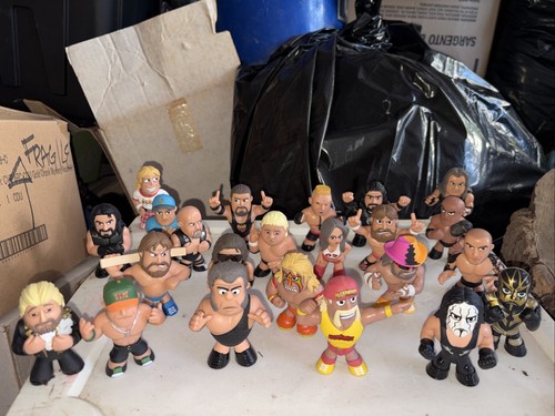 Funko WWE Mystery Minis Lot — Hogan, Cena, Rock, Warrior, Taker,