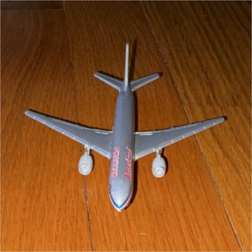 American Airlines Diecast Aircraft Model Airplane Silver Collect