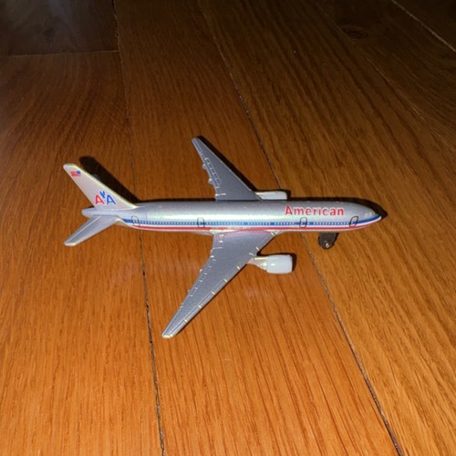 American Airlines Diecast Aircraft Model Airplane Silver Collect - photo 2