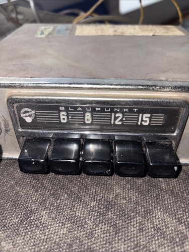 1967 1968 Blaupunkt Hamburg Radio 7637300 Porsche 911 912 - photo 2