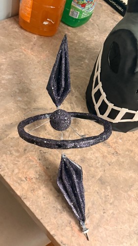 Custom Hazbin Hotel Lute Exorcist Cosplay Helmet / Mask Prop - photo 3