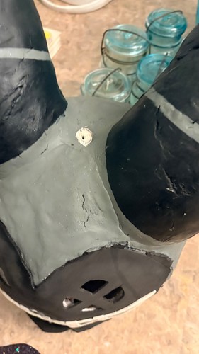 Custom Hazbin Hotel Lute Exorcist Cosplay Helmet / Mask Prop - photo 5