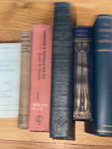 Lot of 6 Antique/Vintage Staging Display Decor Books Faux Leathe - photo 2