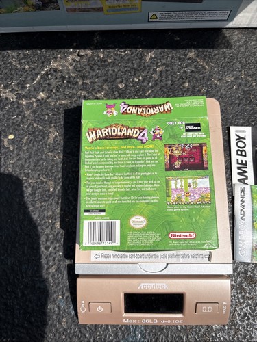 Warioland 4 Nintendo Game Boy Advance, 2001, Manual, Tested - photo 3