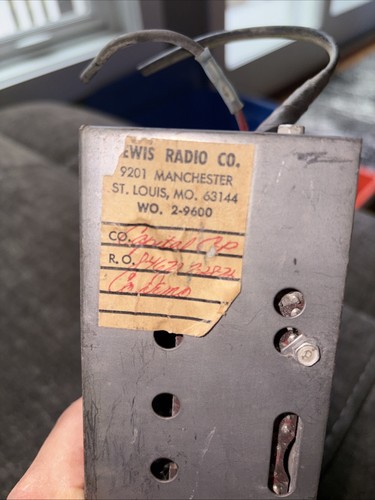 Original Chrysler Solid State AM Radio 1960s With Knobs Untested - photo 5