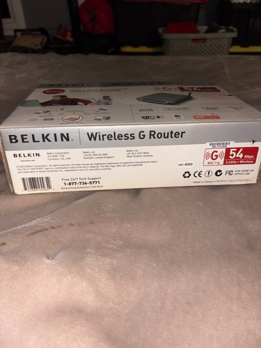 vintage Belkin Wireless G Router (Model F5D7230-4) - photo 5