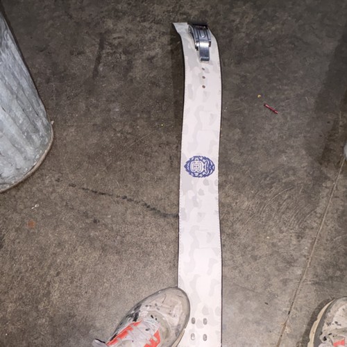INAKA White Camo Leather Powerlifting Belt Lever Buckle