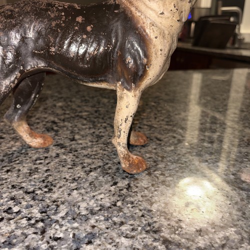 Vintage Cast Iron Boston Terrier Door Stop 20th Century - photo 2