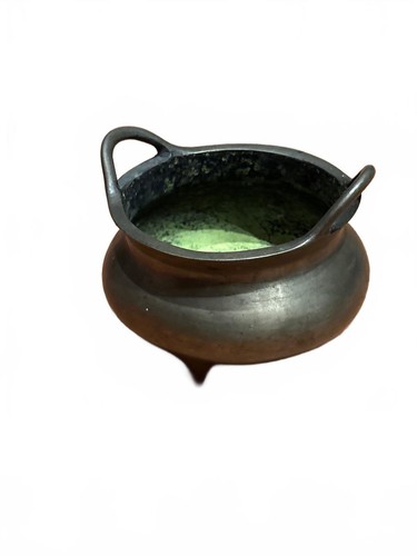 Antique 19th Century Chinese Gilt Bronze Scholar Incense Pot