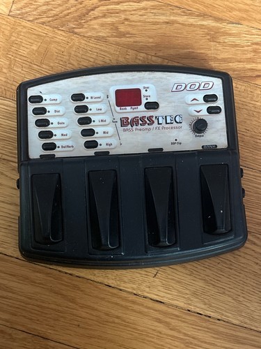 VTG 1998 DOD Basstec Bass Preamp / Multi-Effects Processor - photo 2
