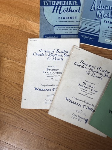 19 Vintage Band Method Sheet Music Books - photo 2