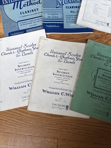 19 Vintage Band Method Sheet Music Books - photo 3