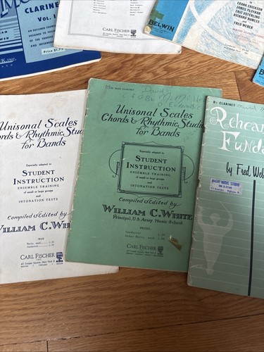 19 Vintage Band Method Sheet Music Books - photo 4