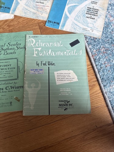 19 Vintage Band Method Sheet Music Books - photo 5