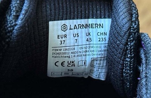 New LARNMERN Steel Toe Work Shoes Slip On Lightweight Safety Sne - photo 5