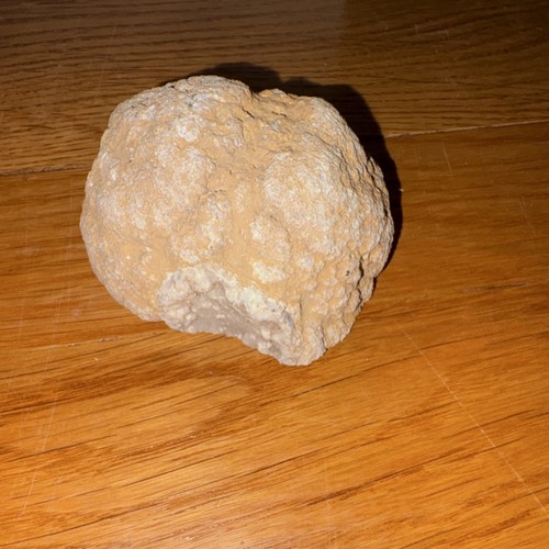 Natural Geode Crystal Mineral Specimen White Interior Display - photo 3