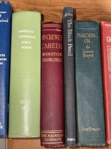 Lot of 11 Vintage Old Hardcover Books for Decor - photo 4