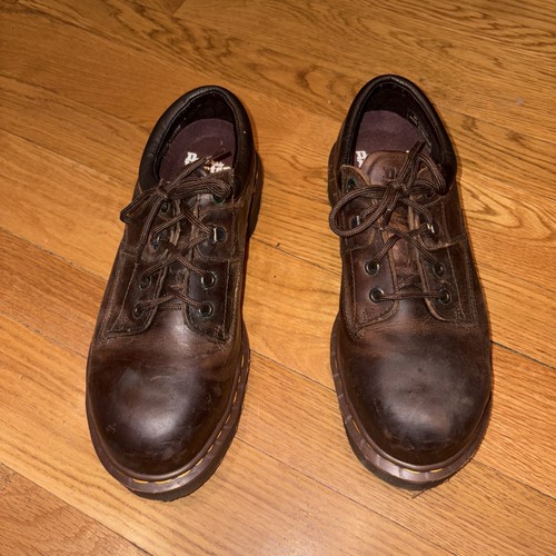 Vintage Dr. Martens 7733 Made in England Industrial Shoes Brown