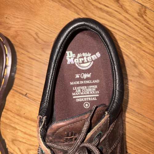 Vintage Dr. Martens 7733 Made in England Industrial Shoes Brown - photo 2