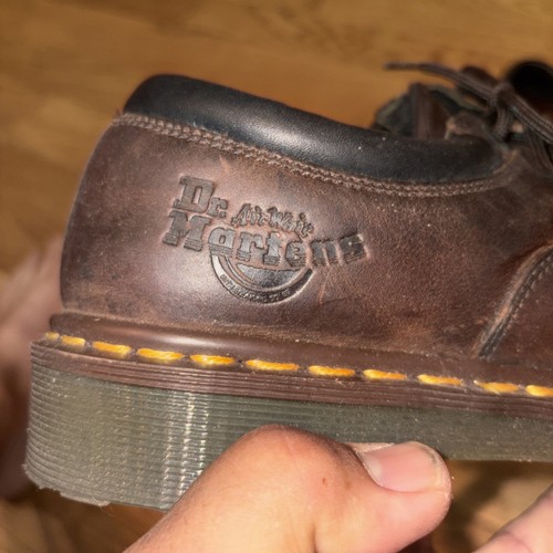 Vintage Dr. Martens 7733 Made in England Industrial Shoes Brown - photo 3