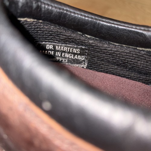 Vintage Dr. Martens 7733 Made in England Industrial Shoes Brown - photo 5