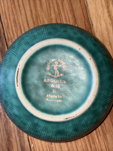 GUSTAVSBERG ARGENTA SWEDISH ART POTTERY SMALL BOWL - photo 2